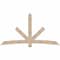 Ekena Millwork Alberta Smooth Timber Gable Bracket, Douglas Fir, 96"W x 52"H x 5 1/2"D x 5 1/2"F, 13/12 Pitch GBW096X52X0606ALB00SDF - alternate 1
